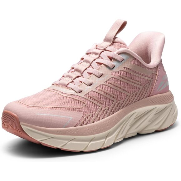 Shoes - ⚡Women's Pink Slip On Walking Shoes Running Comfortable Tennis Fashion Sneakers